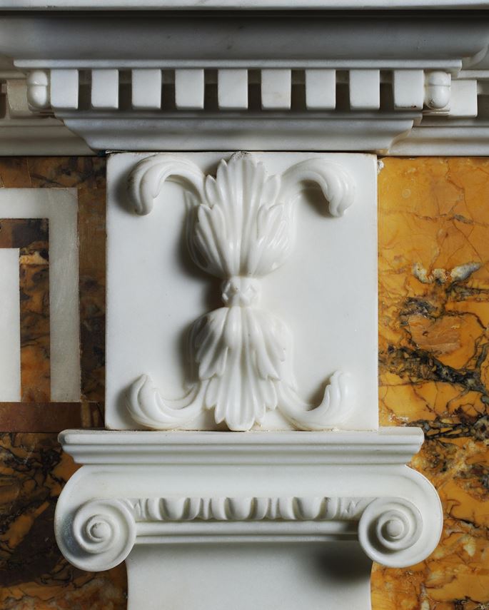 A George II convent sienna marble chimneypiece | MasterArt